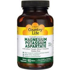 Magnesium aspartate Country Life Magnesium-Potassium Aspartate 90 Vegetarian Tablets