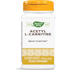 Natures Way Amino Acids Natures Way Acetyl L-Carnitine Vegetarian Capsules, 60 Ct