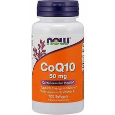 Now Foods CoQ10 50 mg E-vitamin 100 stk