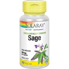 Vitamins & Supplements Solaray Sage 285 mg 100 VegCaps 100 pcs