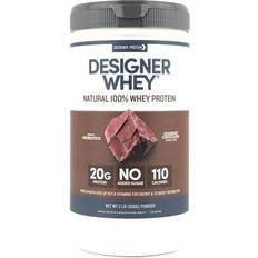 Designer Whey Designer Protein Natural 100% Whey Protein Powder Gourmet Chocolate 2 lbs