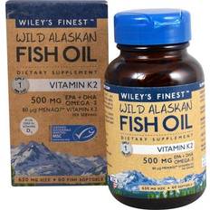 Fatty Acids Wiley's Finest Vitamin K2 with D3 60 Softgels