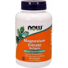 NOW Magnesium Citrate Softgels 90 Softgels