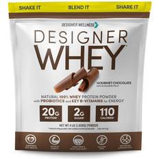 B Vitamins Protein Powders Designer Wellness Whey Protein Powder Gourmet Chocolate 4lb