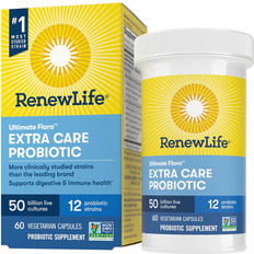 Renew Life Ultimate Flora Extra Care Probiotic 50 billion CFUs 60 Vegetarian Capsules