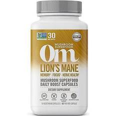 Om Mushrooms OM Lion's Mane Superfood Capsule 667 mg 90 Vegetarian Capsules