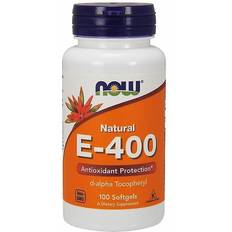 NOW Foods E-400 d-alpha Tocopheryl 100 Softgels