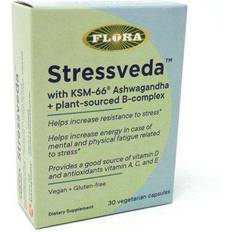 Vitamins & Supplements Flora Stressveda 30 Vegertarian Capsules