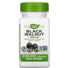 Black Walnut Hulls 100 Kapsler
