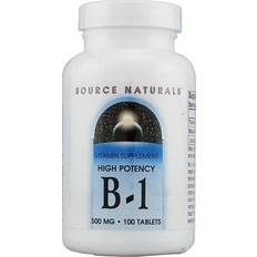 Vitamin b1 500mg Source Naturals B-1 High Potency 500 mg 100 Tablets