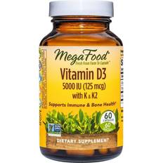 Vitamin d3 5000 k2 MegaFood Vitamin D3 Plus K & K2 5000 IU 60 Capsules