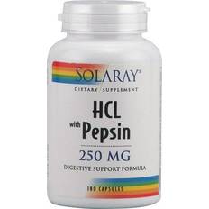 Solaray HCL met Pepsine 250 mg 180 Caps