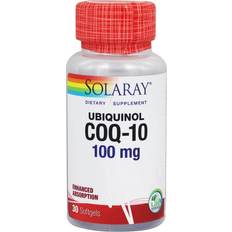 Ubiquinol coq10 100mg Solaray Ubiquinol CoQ-10 100 mg 30 Softgels