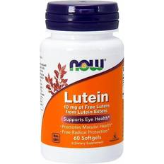 Vitamins & Supplements Now Foods Foods Lutein, 10mg 60 softgels 60 pcs