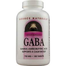 Tablets Amino Acids Source Naturals GABA 750 mg 180 Pcs 180