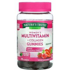 Collagen berry Nature's Truth Women's Multivitamin plus Collagen Gummies Natural Mixed Berry 70 Gummies 60 pcs