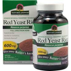 Rød ris Nature's Answer Rød Gær Ris 600 mg 90 Vcaps 90 stk