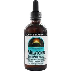 Liquid melatonin Source Naturals Melatonin Sublingual Liquid Natural Orange 4 fl oz