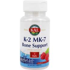 K vitamin mk 7 Kal K-2 MK-7 Bone Support ActivMelt Raspberry 60 MicroTablets