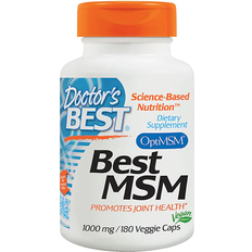 Msm 1000mg Doctor's Best MSM 1000 mg 180 Veggie Caps