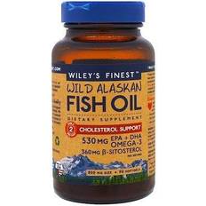 Wiley's Finest Wiley's Finest Wild Alaskan Fish Oil Cholesterol Support 800 mg 90 Softgels