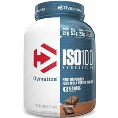 Dymatize ISO100 Hydrolyzed 100% Whey Protein Isolate Fudge Brownie 3 lbs