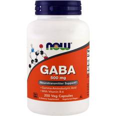 Now Foods GABA 500 mg 200 Veg Capsules