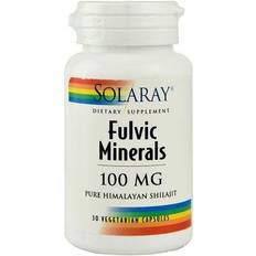 Shilajit Solaray Fulvic Minerals 100 mg 30 Vegetarian Capsules