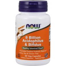 NOW Foods 8 Billion Acidophilus & Bifidus 60 vcaps