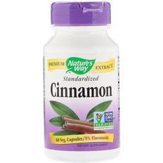 Kanel Kosttilskud Natures Way Nature's Way Cinnamon Standardized 60 Vcaps 60 pcs