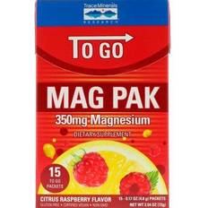 Trace Minerals Research To Go Mag Pak Citrus Raspberry 350 mg 15 Packets