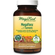 MegaFood MegaFlora Probiotic with Turmeric 50 billion 60 Capsules