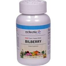 Eclectic Institute Raw Fresh Freeze-Dried Bilberry 400 mg 120 VegCaps