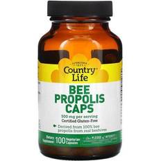 Country Life Bee Propolis Caps 500 mg 100 Vegetarian Capsules 100 pcs