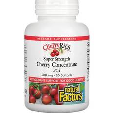 Natural Factors CherryRich Cherry Fruit Extract 90 Softgels