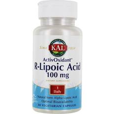 Kal R-Lipoic Acid ActivOxidant 100 mg. 60 Vegetarian Capsules