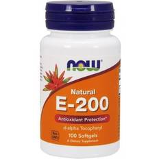 NOW Foods Natural E-200 100 Softgels