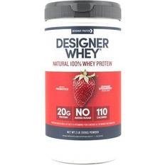 Designer Whey Designer Protein Natural 100% Whey Protein Strawberry 2 lbs