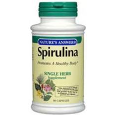 Spirulina Kosttilskud Nature's Answer Spirulina 90 Capsules 90 stk