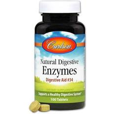 Carlson Natural Digestive Enzymes Digestive Aid #34 100 Tablets