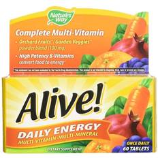 Natures way nature's way alive multivitamin Nature's Way Nature's Way Alive! Daily Energy 60 Tablets 60 pcs
