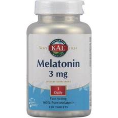 Vitamins & Supplements Kal Melatonin 3 mg 120 Tablets 20 pcs