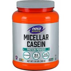 NOW Protein Powders NOW Sports Micellar Casein Natural Unflavored 1.8 lbs