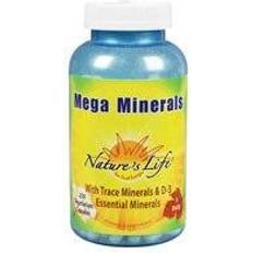 Nature's Life Mega Minerals 250 Vegetarian Capsules