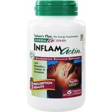 NaturesPlus Herbal Actives InflamActin 60 Vegetarian Capsules