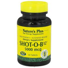 Vitamins & Supplements NaturesPlus Shot-O-B12 5000 mcg 60 Tablets