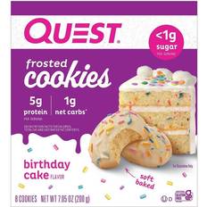 Quest Nutrition Quest Nutrition Frosted Cookies Whey Protein Protein Foods, 8 Cookies, Birthday Cake