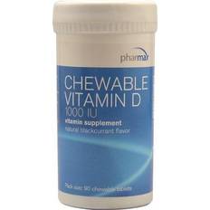 Vitamin d 1000 iu Pharmax Chewable Vitamin D 1000 IU Blackcurrant Flavor 90 Chewables