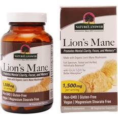 Mental clarity Nature's Answer Lion's Mane Mental Clarity Support 1500 mg. 90 Vegetarian Capsules