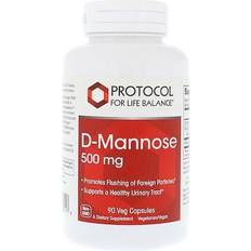 Vitamins & Supplements Protocol For Life Balance D-Mannose 500 mg 90 Veg Capsules